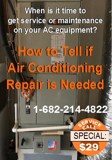 Fort Worth Air Conditioning How to Tell if Air Conditioning Repair is Needed Graphic