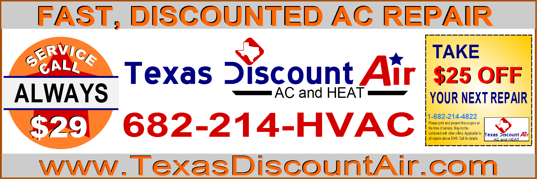 Euless AC Repair 29 Service Call Always Texas Discount Air